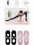 4 Adet Bayan Kaydırmaz Tabanlı Yoga Pilates Fitness Dans ve Spor Çorabı 3