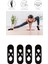 4 Adet Bayan Kaydırmaz Tabanlı Yoga Pilates Fitness Dans ve Spor Çorabı 4