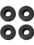 8 Adet 118MM 2.2 Kauçuk Lastikler Tekerlek Lastikleri 1/10 Rc Paletli Araba Eksenel Wraith SCX10 Capra Trx4 Trx6 D90 (Yurt Dışından) 2