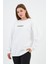 Içi Polarlı Baskı Detaylı Sweatshırt (B2337401) 1