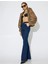 5Wak20307Ew 1D0 Deve Tuyu Desenli Kadın Outerwear Ceket 1