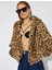 5Wak20307Ew 1D0 Deve Tuyu Desenli Kadın Outerwear Ceket 2