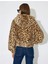 5Wak20307Ew 1D0 Deve Tuyu Desenli Kadın Outerwear Ceket 4