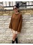 Oversize Bisiklet Yaka Triko Kazak 1