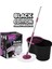 Black Edition Otomatik Temizlik Seti - Kova Mop Seti 2 Adet Yedek Mop Hediyedir 2