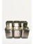 6 Parça Kare Vakum Kapaklı Cam Baharatlık Seti ve Metal Stant, Baharat Takımı 6’li Set 3