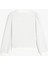 Uzun Kollu Düğme Detaylı Bisiklet Yaka Çizgili Sweatshirt 2