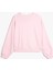 Üç Iplik Bisiklet Yaka Uzun Kollu Oversize Sweatshirt 2