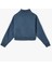 Fermuarlı Cepli Biyeli Kolej Baskılı Sweatshirt 4