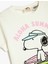 Snoopy Baskılı Bisiklet Yaka Kısa Kollu Pamuklu Lisanslı Tişört 3