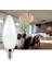 8 Watt E14 Duylu Buji LED Ampul Beyaz Işık CT-4083 5