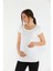 Hamile Esnek Pamuklu Kumaş T-Shirt 3