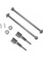 2x Metal Arkadan Çekişli Motosiklet Mili Köpek Kemiği Hbx 901 901A 903 903A 905 905A 1/12 Rc Araba Yükseltme Parçaları Yedek (Yurt Dışından) 3
