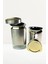 6 Parça Üçgen Vakum Kapaklı Cam Baharatlık Seti ve Metal Stant, Baharat Takımı 6’li Set 2