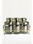 6 Parça Üçgen Vakum Kapaklı Cam Baharatlık Seti ve Metal Stant, Baharat Takımı 6’li Set 3