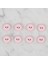 Crafts Pembe 8 Li Kalp Düğme - 472 2