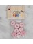 Crafts Pembe 8 Li Kalp Düğme - 472 3