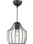 Nisa Luce Burgaz Modern Tekli Avize - Siyah - 65X20X20 cm 1