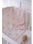 Atelier Babbi Çift Taraflı %100 Pamuk İnterlok Kurdele Desenli Kız Bebek Battaniye 80x80 cm 5