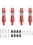 8 Adet Alaşım Damper Yağı Dolu Tip Rc Hobi Model Araba Için 1/28 K969 K989 P929 Drift, Kırmızı (Yurt Dışından) 2