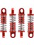 8 Adet Alaşım Damper Yağı Dolu Tip Rc Hobi Model Araba Için 1/28 K969 K989 P929 Drift, Kırmızı (Yurt Dışından) 4