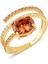 Champagne Zirconia Taşlı Harmonic Twist Yüzük 1