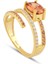 Champagne Zirconia Taşlı Harmonic Twist Yüzük 2