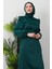 Sahra Tesettür Elbise Yeşil 5