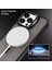 Apple iPhone 15 Pro Max ile Uyumlu Lens Hediyeli Kapak Kamera Korumalı Wireless Şarj Özellikli Standlı Premium Kılıf - Gri 4