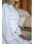 Cocoon %100 Pamuk Premium Bornoz Beyaz 6