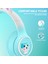 Akz-02 Renkli Işık Kedi Kulak Kablosuz Bluetooth Kulaklık Ağır Bas E-Spor Başa Monte Kulaklık-Degrade Gök Mavisi (Yurt Dışından) 4