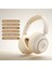 Ovleng FF93 Kablosuz Bluetooth Kulaklık Kulak Üstü Müzik Kulaklık Katlanır Hifi Stereo Ses Kulaklık-Bej (Yurt Dışından) 2