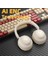 Ovleng FF93 Kablosuz Bluetooth Kulaklık Kulak Üstü Müzik Kulaklık Katlanır Hifi Stereo Ses Kulaklık-Bej (Yurt Dışından) 5