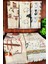 5'li Saçaklı Pamuklu 40X60 cm %100 Pamuk Baskılı Havlu Seti El Yüz Mutfak Havlusu Yumuşak Desenli Su Emici Set 1