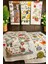 5'li Pamuklu Baskılı Havlu Seti 30X50 cm %100 Pamuk El Yüz Mutfak Havlusu Yumuşak Desenli Su Emici Set 1