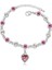 Kırmızı Gül Bilezikler Kadınlar Için Bilezikler Kadınlar Için Takı Aşk Altın Kaplama Takı Gül Altın Ağırlık Lüks Tasarımcı Bilezik Pulseras Mujer (Yurt Dışından) 1