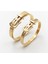 6mm Genişlik Gül Altın Ünlü Moda Takı Bileklik Unisex Womenerkek Takı 4 Renk Altın Renk Yuvarlak Trendy Kemer Bilezik Bilezik (Yurt Dışından) 2