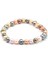 Yaklaşık 19CM Tarzı Altın Rengi Sıcak Satış 100% Doğal Inci Bilezik Charms Elastik Halat Renkli Inci Bilezikler Kız Arkadaş Için Gerçek Inci Hediye (Yurt Dışından) 2