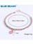 Altın-Pembe 316L Paslanmaz Çelik Kalp Kadınlar Için Bracelerbracelet Tiff Boncuk Zincir Aşk Kolye Altın Gümüş Renk Bildirimi Takı (Yurt Dışından) 5