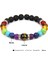 17CM Tarzı Tip 27 7 Çakra Bilezik Anlamı Cardfor Erkekler Kadınlar Doğal Kristal Şifa Anksiyete Mücevherat Mandala Yoga Meditasyon Bilezik Hediye (Yurt Dışından) 3