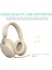 Kablosuz Kulaklık Bluetooth Stereo Kulaklık Mikrofon Destekli Katlanır Kulaklık Kablolu Mod-Siyah (Yurt Dışından) 5