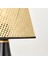 Nisa Luce Konik Seramik Abajur - Siyah / Krem - 37X20X20 cm 4
