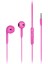EH104 Kablolu 3.5mm Jacklı Kulak İçi Mikrofonlu Kulaklık Pembe 3