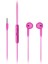 EH104 Kablolu 3.5mm Jacklı Kulak İçi Mikrofonlu Kulaklık Pembe 4