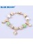 18CM Tarzı C3 2020 Kadınlar Için Bilezikler Boncuk Bilezik Takı Charms Altın Bilezik Kızlar Dize Kristal Bilezik Paslanmaz Çelik Boho Punk (Yurt Dışından) 4