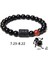 23CM Tarzı Aslan Moda Erkekler Bilezik 12 Takımyıldızı Burç Charm Bilezik Kadınlar Için Doğal Oniks Boncuklu Doğum Günü Takı Erkek Çiftler Hediye (Yurt Dışından) 1
