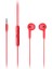 EH104 Kablolu 3.5mm Jacklı Kulak İçi Mikrofonlu Kulaklık Kırmızı 4
