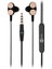 EH102 Kablolu 3.5mm Jacklı Kulak İçi Mikrofonlu Dual Driver Kulaklık Siyah 1