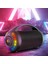 DS156 8.5W Kablosuz Bluetooth 5.0 RGB Aydınlatmalı TWS Stereo Boombox Taşınabilir Hoparlör Siyah 4