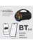 DS156 8.5W Kablosuz Bluetooth 5.0 RGB Aydınlatmalı TWS Stereo Boombox Taşınabilir Hoparlör Siyah 6